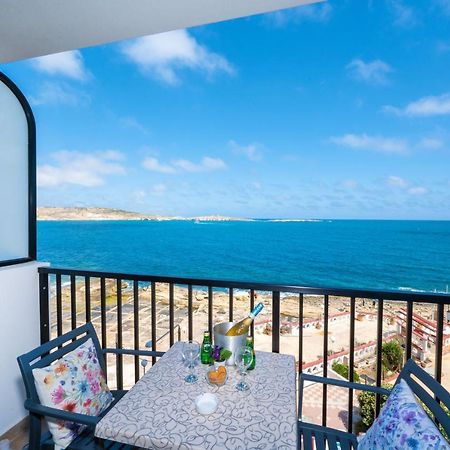 Islet Promenade Seafront 1 Bedroom Apartment With Sea View Balcony By Getawaysmalta St. Paul's Bay Ngoại thất bức ảnh