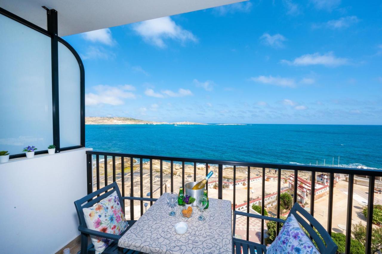 Islet Promenade Seafront 1 Bedroom Apartment With Sea View Balcony By Getawaysmalta St. Paul's Bay Ngoại thất bức ảnh