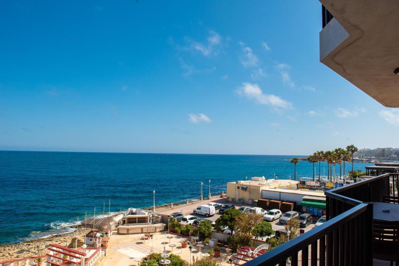 Islet Promenade Seafront 1 Bedroom Apartment With Sea View Balcony By Getawaysmalta St. Paul's Bay Ngoại thất bức ảnh