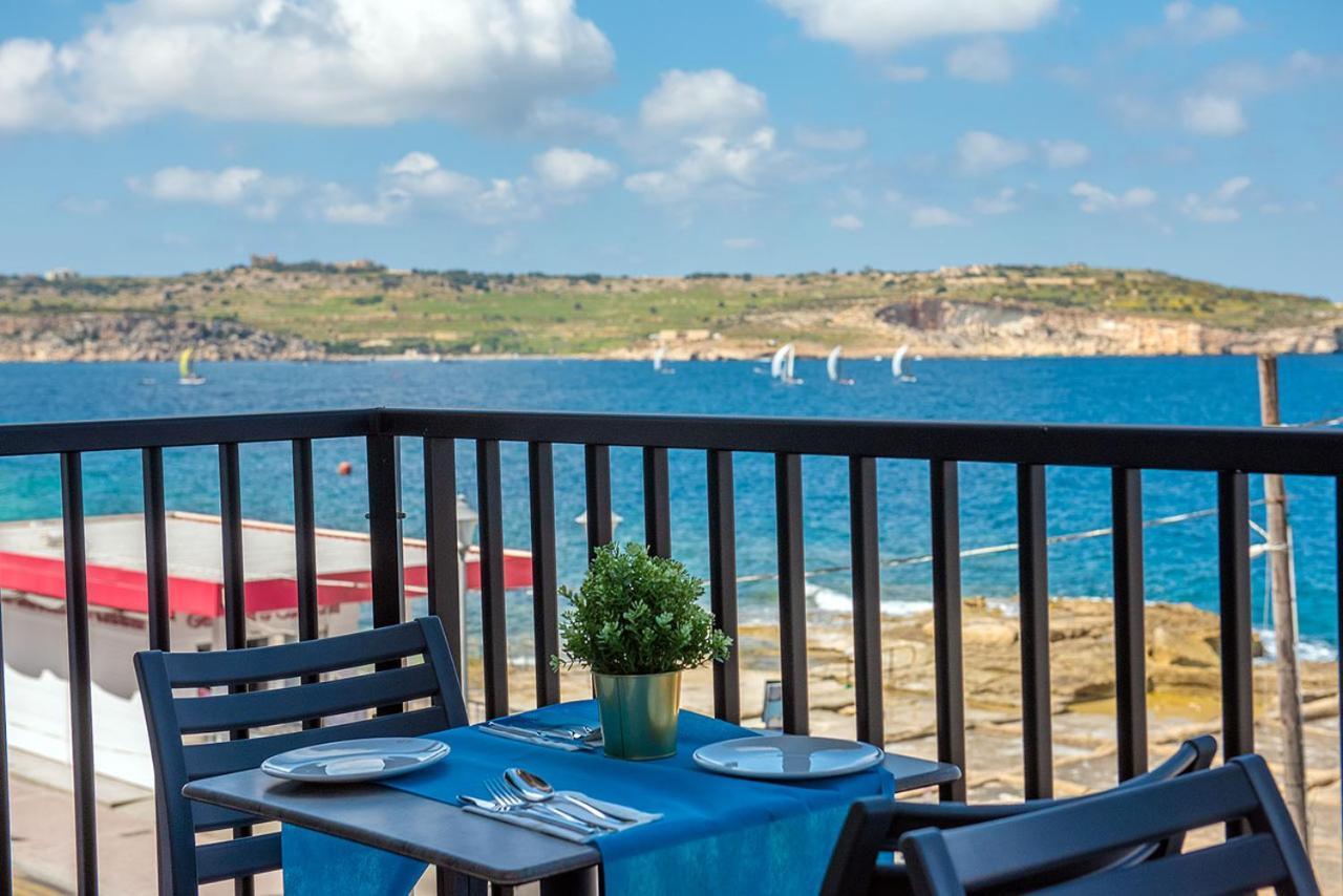 Islet Promenade Seafront 1 Bedroom Apartment With Sea View Balcony By Getawaysmalta St. Paul's Bay Ngoại thất bức ảnh