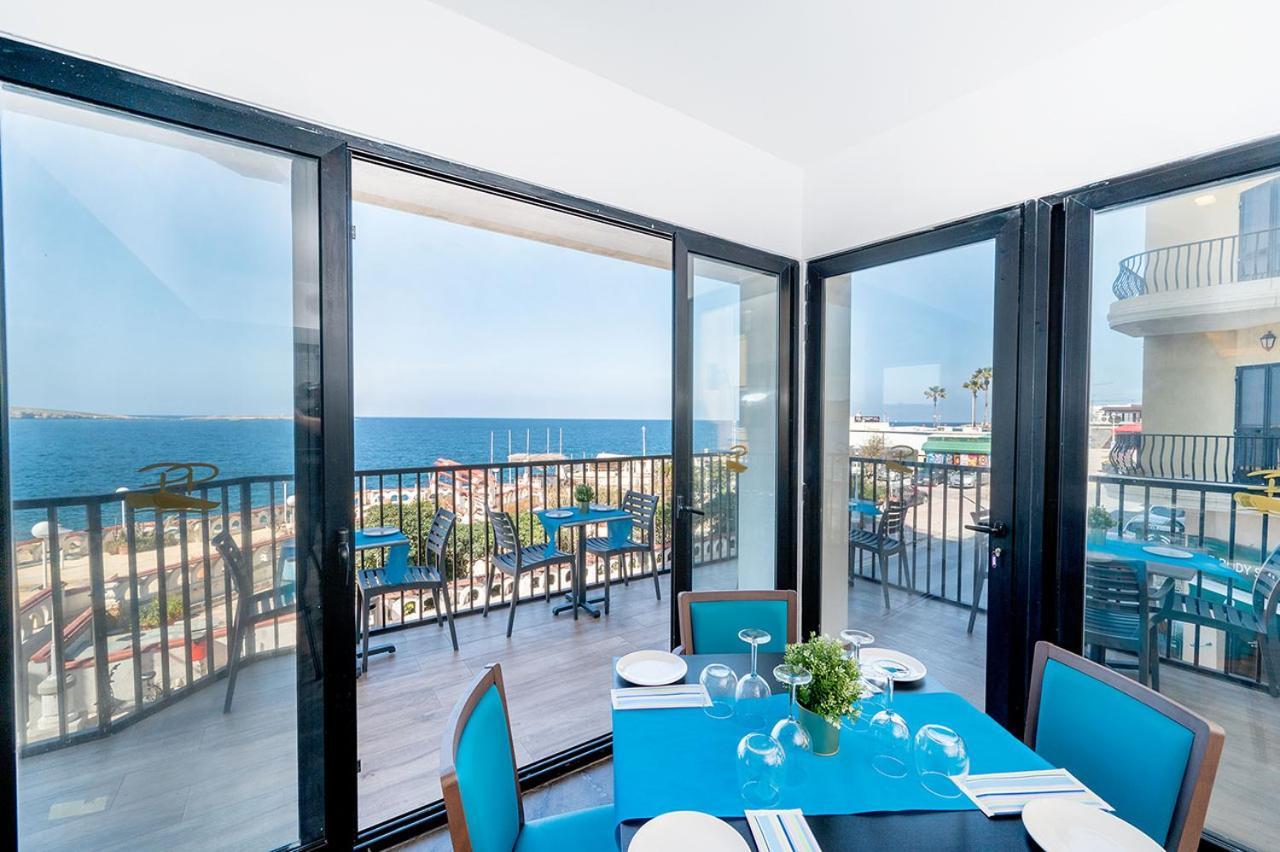 Islet Promenade Seafront 1 Bedroom Apartment With Sea View Balcony By Getawaysmalta St. Paul's Bay Ngoại thất bức ảnh